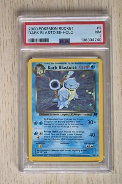 Pokemon TCG Dark Blastoise Holo Rare Card 3/82 - Image 1
