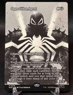 Opposition Agent (Borderless) 0019 - Marvel Eternal-Legal (MAR) - MTG - NM - Image 1