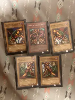 ULTRA RARE Exodia The Forbidden One (5 Card Set) YGLD 1st Edition Holo Yugioh - Image 1