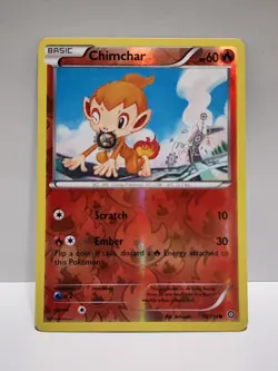 Chimchar 18/114 XY - Steam Siege Reverse Holo Pokemon TCG Card [ENG]** - Image 1