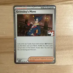 Pokemon Grimsley's Move Phantasmal Flames 090/094 Prize Pack Series 9 Holo - Image 1
