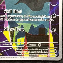 Pokemon Thievul 092/084 Pitch Black Illustration Rare IR Holo TCG Card Near mint - Image 4