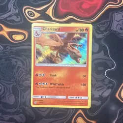 Pokemon TCG Charizard Detective Pikachu Holo Card 5/18 - Image 1