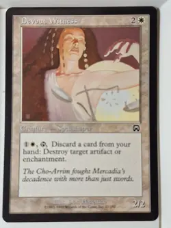Devout Witness - Mercadian Masques - Magic the Gathering MTG Nice! - Image 1
