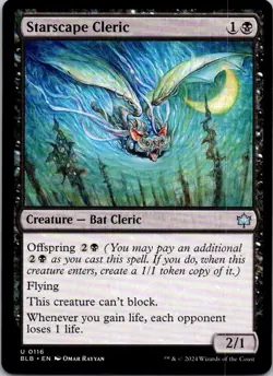 STARSCAPE CLERIC 116 UNCOMMON BLOOMBURROW LP - Image 1
