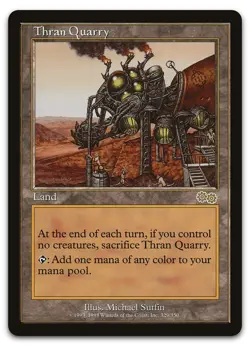 Thran Quarry #329 (MP) Urza's Saga USG Magic MTG - Image 1