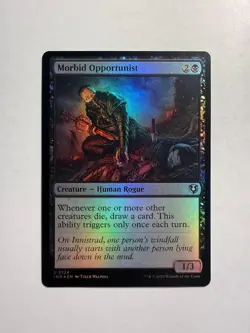 Morbid Opportunist 124 MTG Innistrad Remastered Foil - Image 1