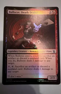 Bullseye, Death Dealer Marvel Super Heroes Foil Mtg M/NM - Image 1