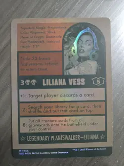 Liliana Vess The Gatewatch Foil Secret l'air NM ENG MTG - Image 2