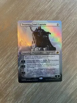 🔮 MTG: Tezzeret, Cruel Captain (Borderless) Edge of Eternities Foil - Image 1