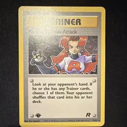 Rocket's Sneak Attack 72/82 Team Rocket 1st Edition English - Image 1