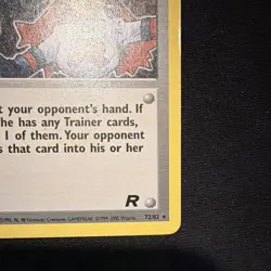 Rocket's Sneak Attack 72/82 Team Rocket 1st Edition English - Image 5