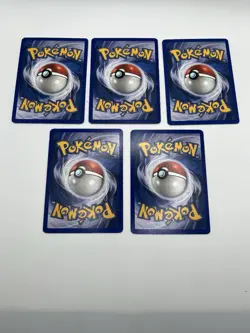 Wizards of the Coast Pokemon Vintage Legendary Collection TCG BaseSet 5 Card Lot - Image 2