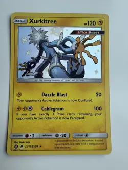 Xurkitree SV14/SV94 - Hidden Fates Baby Shiny Holo Shiny Vault Pokemon Card NM - Image 1