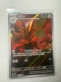 Pokemon TCG Scizor Obsidian Flames 205/197 Illustration Rare Holo - Image 1