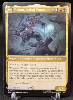 Eddie Brock / Venom Lethal Protector - #55 Spider-Man SPM Magic MTG - NM/M - Image 2