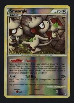 Smeargle 8/90 Reverse Holofoil Undaunted Holo Rare Pokemon TCG - Image 1