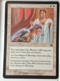 Cho-Manno's Blessing - Mercadian Masques - Magic the Gathering MTG Nice! - Image 1