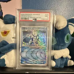 Arceus Advent of Arceus Water Plate promo JP 1st Ed Holo PSA 9 - Image 1