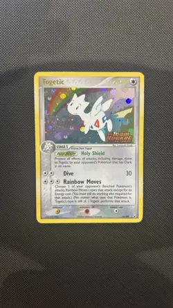 Togetic 14/109 Reverse Holo Pokemon EX Team Rocket Returns - LP - Image 1