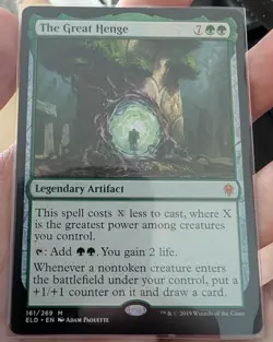MTG The Great Henge Throne of Eldraine Regular NM - Image 1