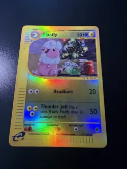Flaaffy 77/165 Reverse Holo Expedition 2002 Pokemon e-Reader LP - Image 1