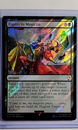 2025 MTG Magic the Gathering FIC Commander Surge Foil #43 Espers to Magicite LP - Image 1