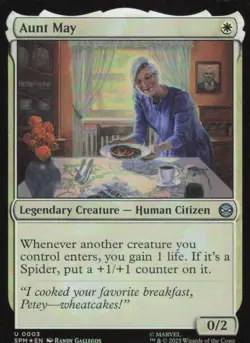 Aunt May - Marvel's Spider-Man SPM - 3 - MTG Magic - Image 1