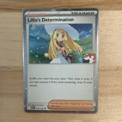 Lillie's Determination 119/132 Pokemon Play Stamp Prize Pack Holo Swirl🍥 - Image 1