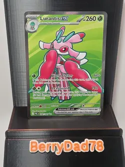 Lurantis EX 096/084 Pitch Black Ultra Rare Pokemon TCG NM - Image 1