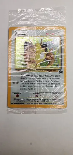 Meowth #Promo 10 Sealed Gameboy Promo Pokemon TCG Sealed - Image 1