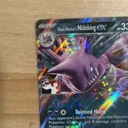 Team Rocket's Nidoking Ex 119/182 Pokemon Play! Prize Pack Stamped - Image 2