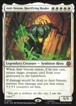 Anti-Venom, Horrifying Healer - Marvel's Spider-Man SPM - 1 - MTG Magic - Image 1