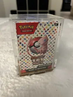 Pokemon Scarlet & Violet 151 Booster Bundle Factory Sealed- Acrylic Case Icld - Image 1