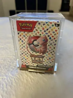 Pokemon Scarlet & Violet 151 Booster Bundle Factory Sealed- Acrylic Case Icld - Image 2