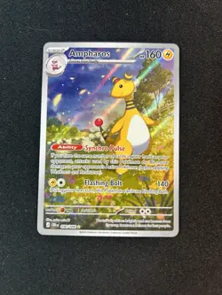 Pokemon Chaos Rising Ampharos 090/086 Illustration Rare Holo EN - Image 2