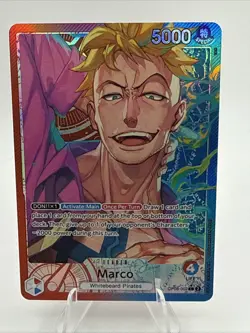 Marco OP08-002 Parallel (Leader) Two Legends ONE PIECE Alt Art - English - Image 1
