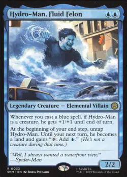Hydro-Man, Fluid Felon - Marvel's Spider-Man SPM - 33 - MTG Magic - Image 1
