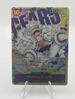 One Piece TCG OP05-119 Monkey D. Luffy Gear 5 Parallel SEC Alt Art English NM - Image 1