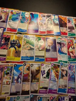 RARE ONE PIECE TCG - Lot Of 70+ Gold Stamped Pre-release & Anniversary Cards - Image 3