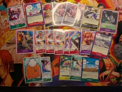 RARE ONE PIECE TCG - Lot Of 70+ Gold Stamped Pre-release & Anniversary Cards - Image 5