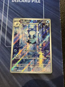 Pokemon Poliwhirl 176/165 Scarlet & Violet 151 Illustration Rare Holo Card - Image 2