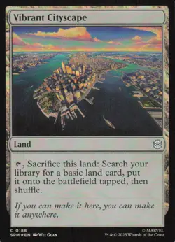 Vibrant Cityscape - Marvel's Spider-Man SPM - 188 - MTG Magic - Image 1