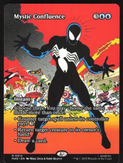 Mystic Confluence - BORDERLESS - Marvel Eternal-Legal MAR - 12 - MTG Magic - Image 1