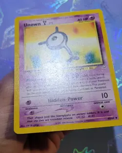 Unown Y 40/64 Neo Revelation Pokemon Card NM - Image 4