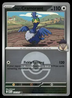 Hop's Cramorant 177/217 Pokeball Reverse Holo Ascended Heroes Pokemon TCG card - Image 1