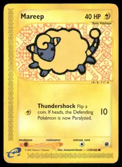 Mareep 119/165 Expedition Pokemon TCG trading card - Image 1