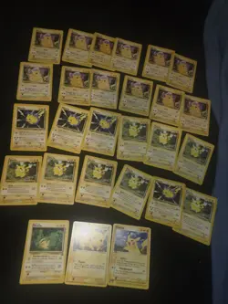 Vintage Pokemon Cards 1999 Lot Of 27 PIKACHU Cards - Image 3