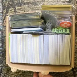 500+Pokemon TCG Mixed Card Holo Rare Reverse Common Lot Vulpix & Dialga Sleeves - Image 1