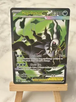 Mega Darkrai ex Full Art 101/084 Pitch Black PBL Ultra Rare Pokemon Card NM - Image 1